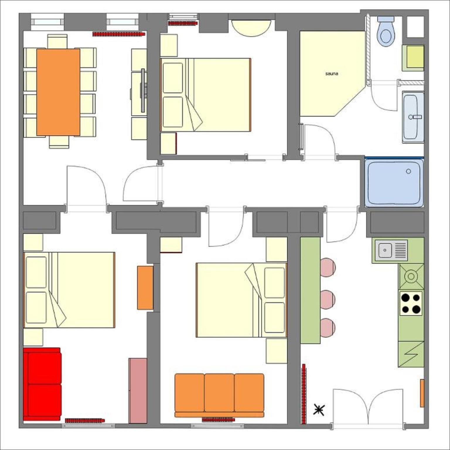 Brooklyn Sauna Apt By Ruterra Praga Esterno foto
